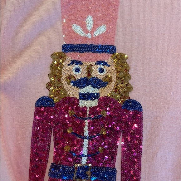 The market and merchant collection Sweaters - Nutcracker Christmas sweater Pink